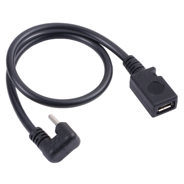 USB-C / Type-C U Shape to Micro USB USB Female Extension Cable