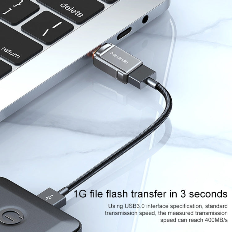 McDODO USB 3.0 Hembra a USB-C / TYPE-C Male OTG Converter USB Flash Disk