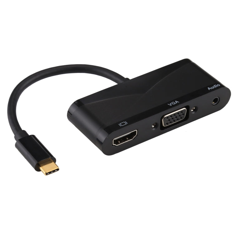 V83 USB-C / Type-C vers 4K HDMI / VGA + Audio 3,5 mm + Adaptateur multifonction USB