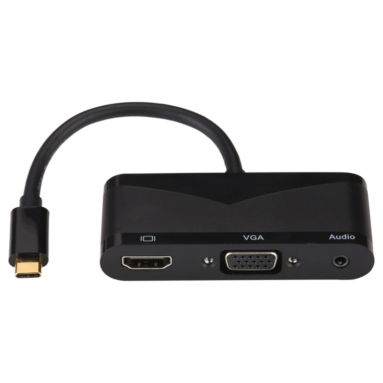 V83 USB-C / Type-C to 4K HDMI / VGA + 3.5mm Audio + USB Multifunction Adapter
