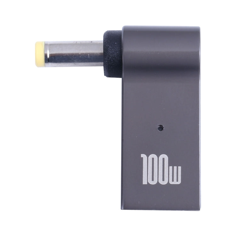 100W USB-C TYPE-C Hembra a DC 4.8x1.7 mm Adaptador de Carga de Portátil