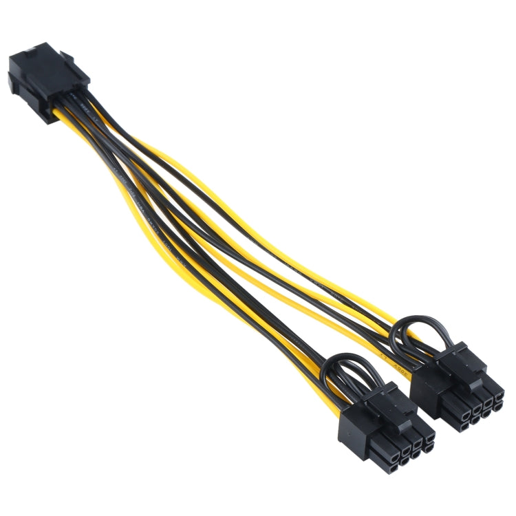 Câble d'alimentation 6 broches vers double P PCI-E PCIE 8 broches (6 + 2 broches)