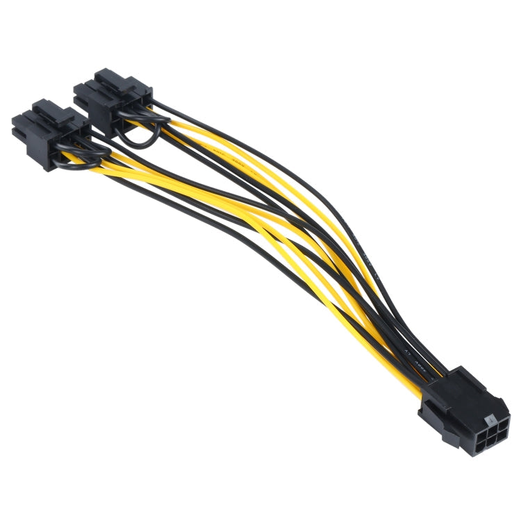 6 Pin a Doble P PCI-E PCIE 8 PIN (6 + 2PIN) Cable de Alimentación