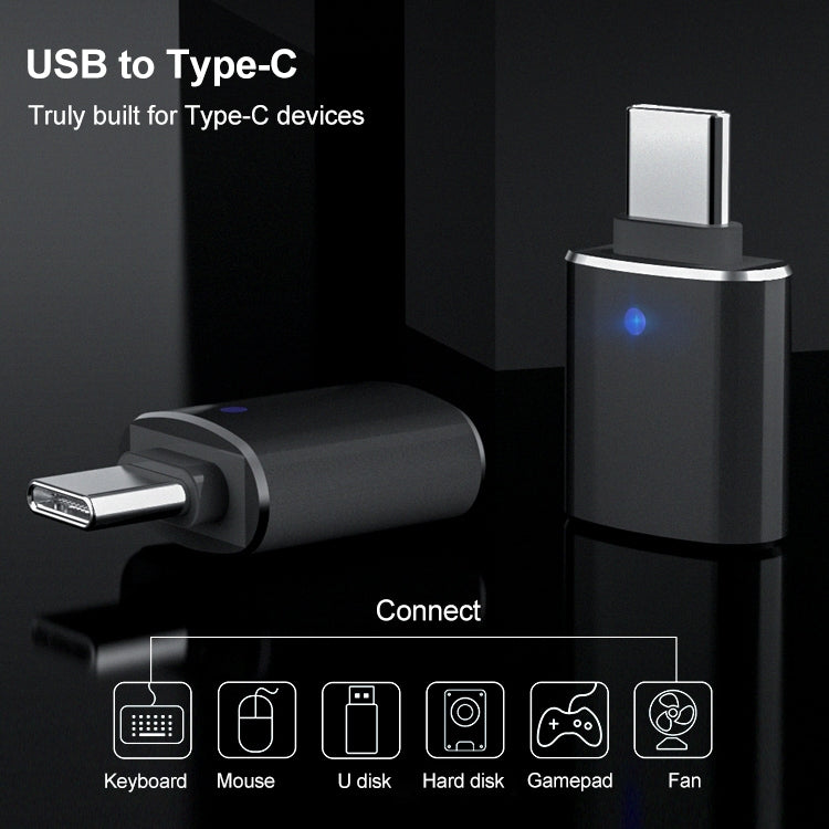 USB to Type-C / USB-C OTG USB Flash Driver (Gray)