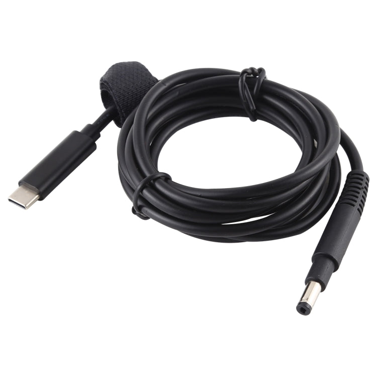 Câble de charge d'alimentation pour ordinateur portable USB-C Type-C vers 4,8 x 1,7 mm Longueur du câble : environ 1,5 m