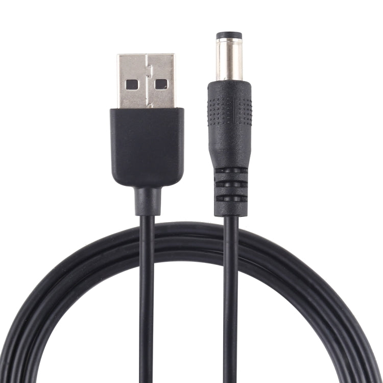 3A USB vers prise d'alimentation CC 5,5 x 2,1 mm Longueur du câble : 1 m
