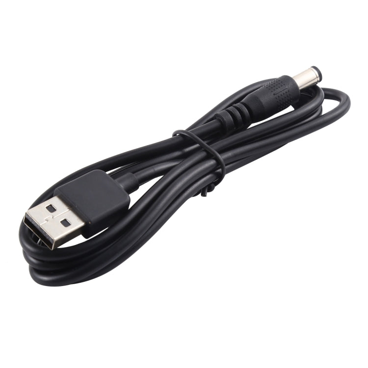 Cable de Enchufe de Alimentación de 3 A USB a 5.5x2.1 mm CC longitud: 1 m