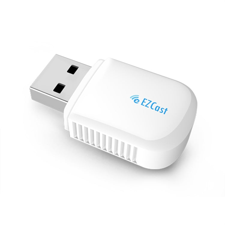 EZCast EZC-5200BS 600Mbps WiFi de Banda Dual + Adaptador Inalámbrico Bluetooth USB 2.0 (Blanco)