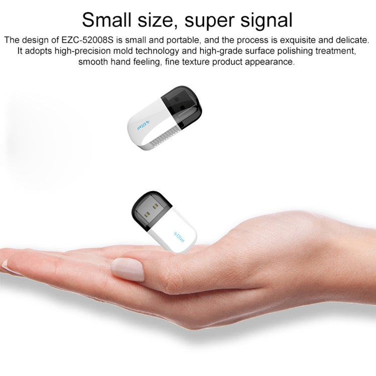 EZCast EZC-5200BS Adaptateur Bluetooth sans fil double bande WiFi + USB 2.0 600 Mbps (Blanc)