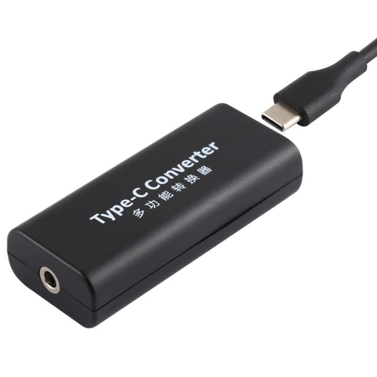 DC 4.0x1.7 mm Power Jack Hembra a USB-C Type-C Hembra Adaptador de Conector de Alimentación con 15Cm USB-C Type C Cable