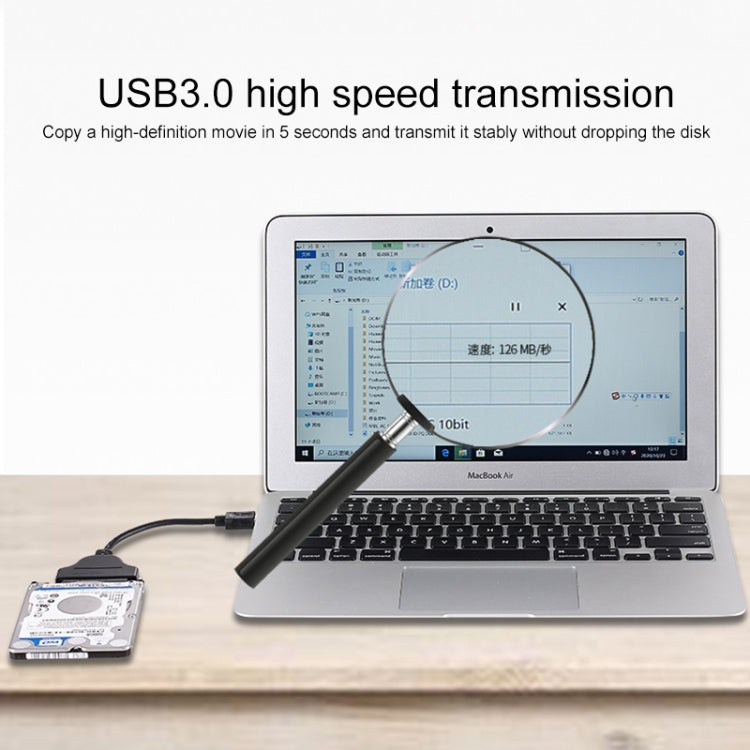 USB 3.0 to SATA 6G USB Easy Drive Cable Cable Length: 15cm