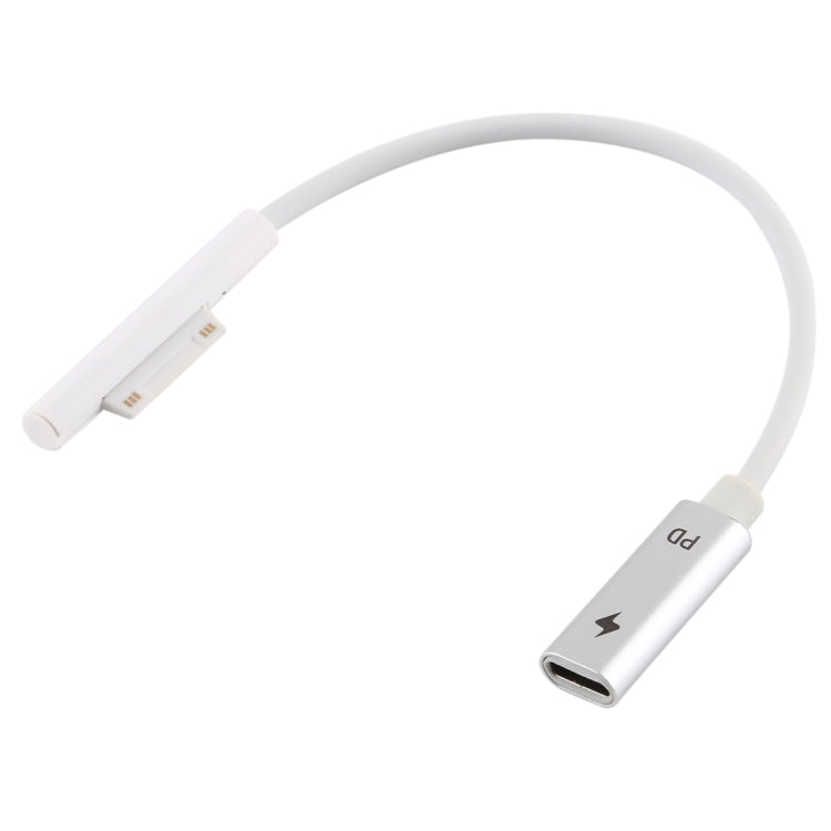 Pro 6 / 5 to USB-C / Type-C Female Interfaces Power Adapter Charger Cable (White)