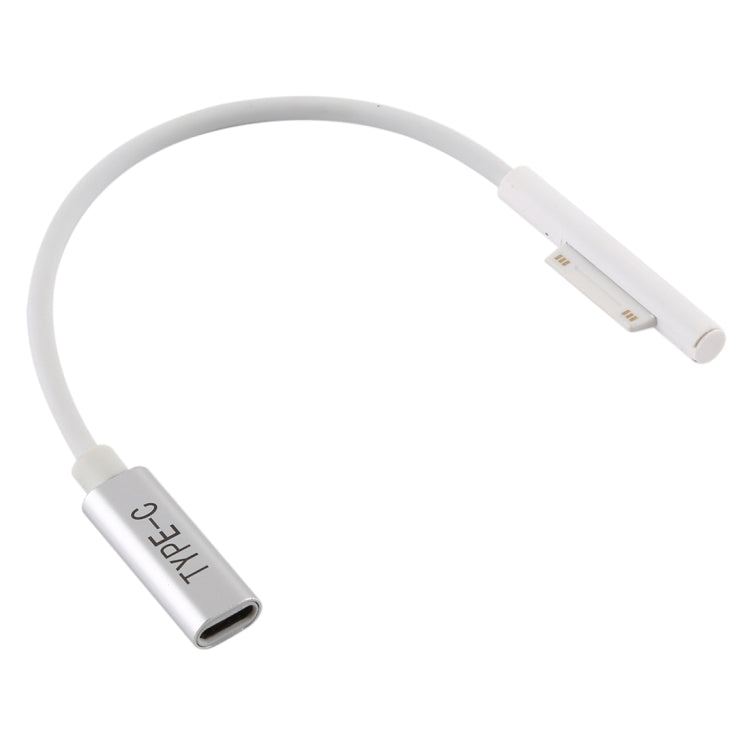 Pro 6 / 5 a USB-C / Type-C Interfaces Hembra Adaptador de corriente Cargador Cable (Blanco)