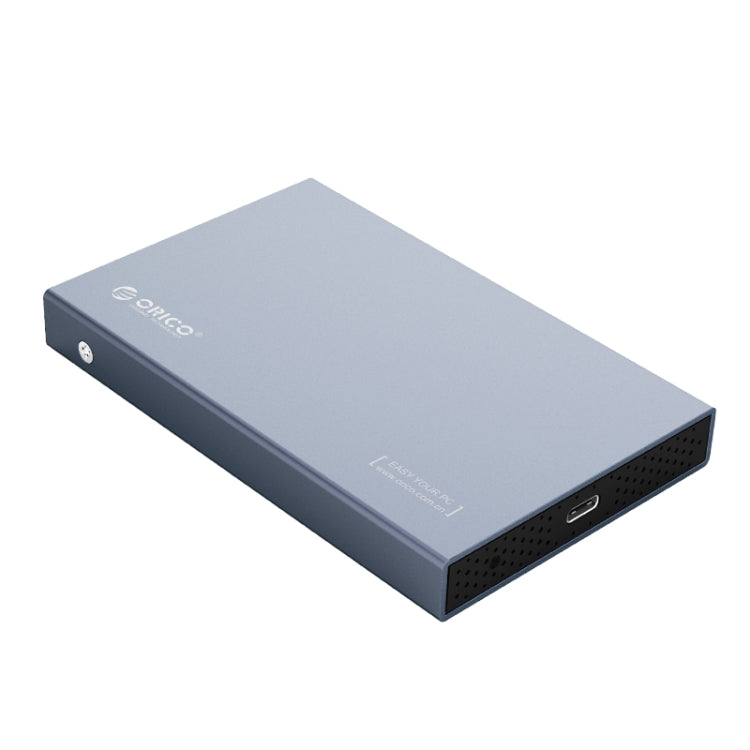 ORICO 2518C3-G2 HDD SSHD SSD 2.5 inch USB3.1 Gen2 USB-C / Type-C Interface Aluminum Alloy Hard Drive Enclosure Support Capacity: 4TB (Dark Grey)