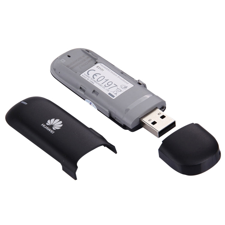 Huawei E3131 Haute Vitesse HSPA + Clé USB Modem USB 3G Support Antenne Externe Signal de Livraison Aléatoire (Noir)