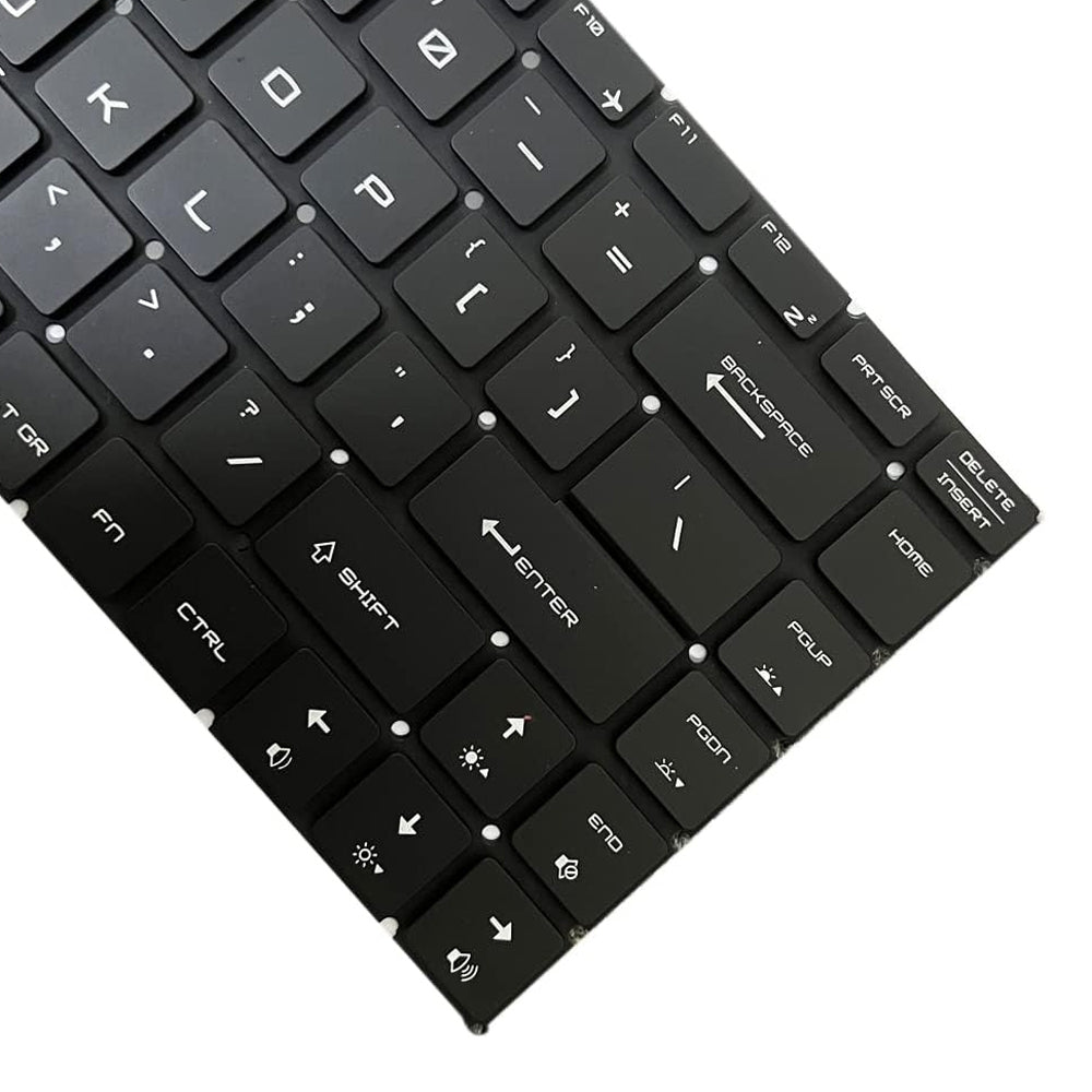 Full Keyboard with Backlight US Version MSI GS65 / GS65VR / MS-16Q2 / Stealth 8SE /8SF / 8SG /Thin 8RE / Thin 8RF Black