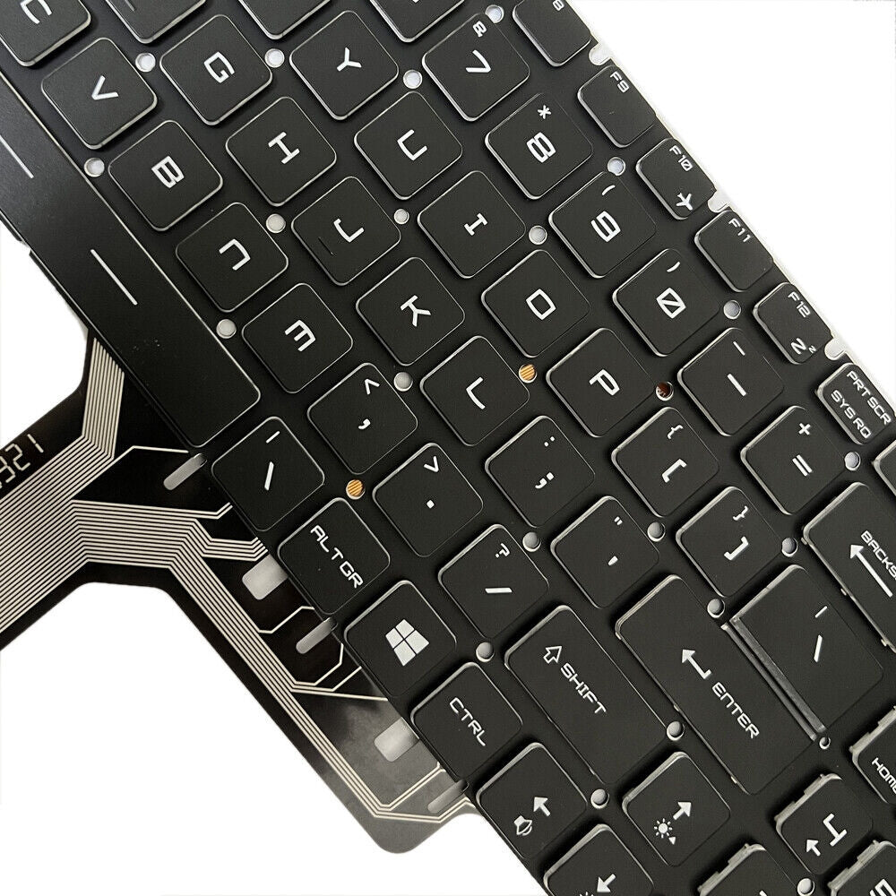 Clavier complet version US MSI Steel GS60 / GS70 / GS72 / GT72 / GE62 / GE72 / GS73V
