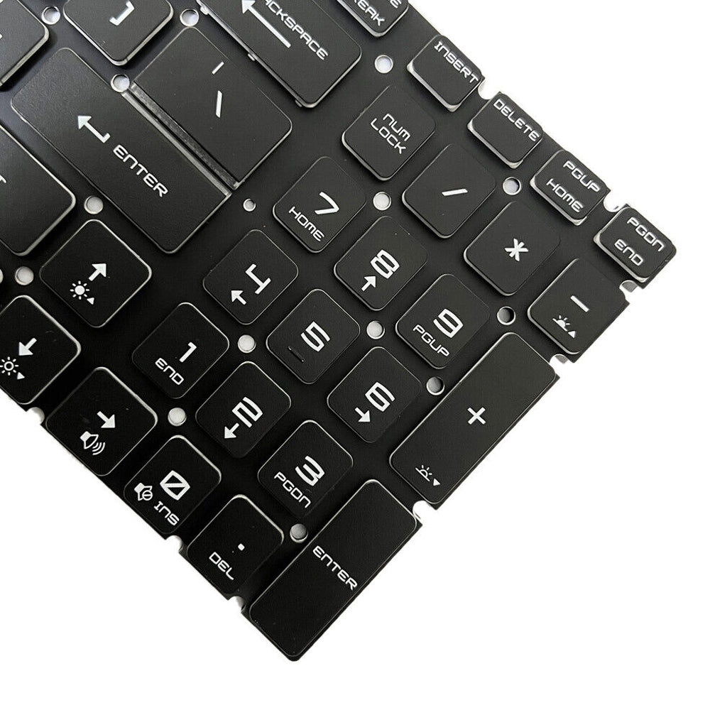 Clavier complet version US MSI Steel GS60 / GS70 / GS72 / GT72 / GE62 / GE72 / GS73V