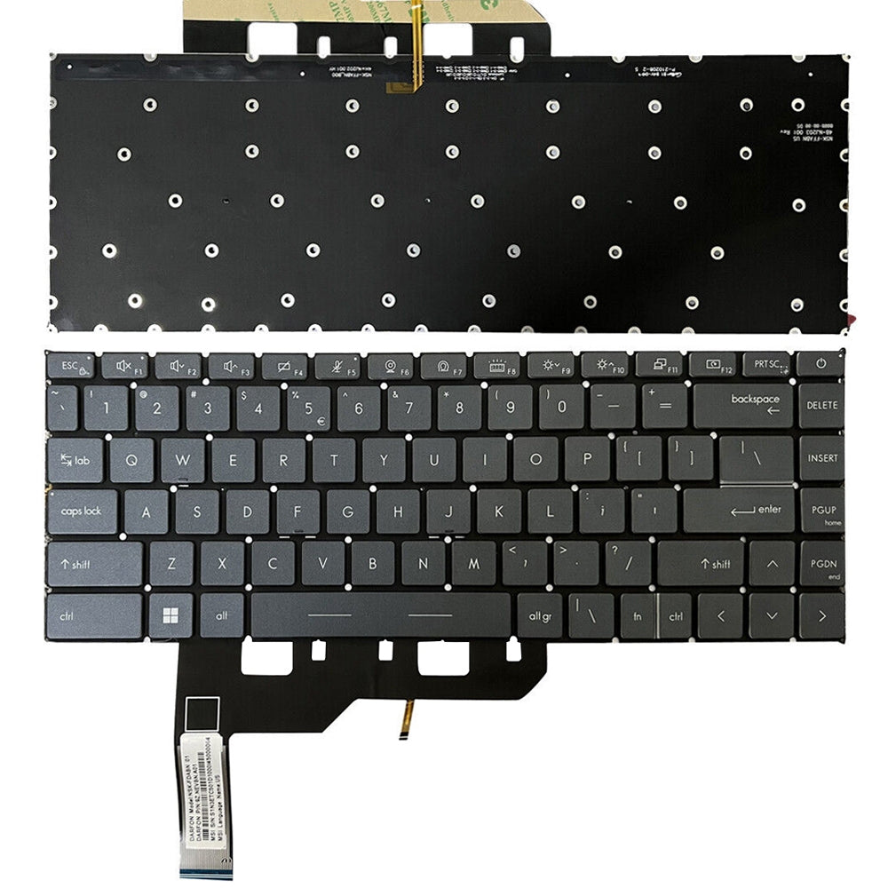 Full Keyboard US Version MSI GE66 Raider / MS-1541 / GP66 / MS-1542/1543 / GS66 / MS-16V1 / MS-16V2 / 10SD / 10SE Gray