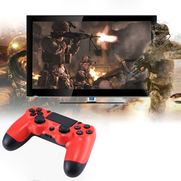 Controlador de Juegos Inalámbrico Doubleshock Para Sony PS4 (Rojo)