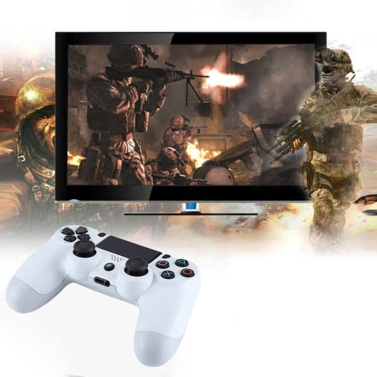 Manette de jeu sans fil Doubleshock pour Sony PS4 (Blanc)