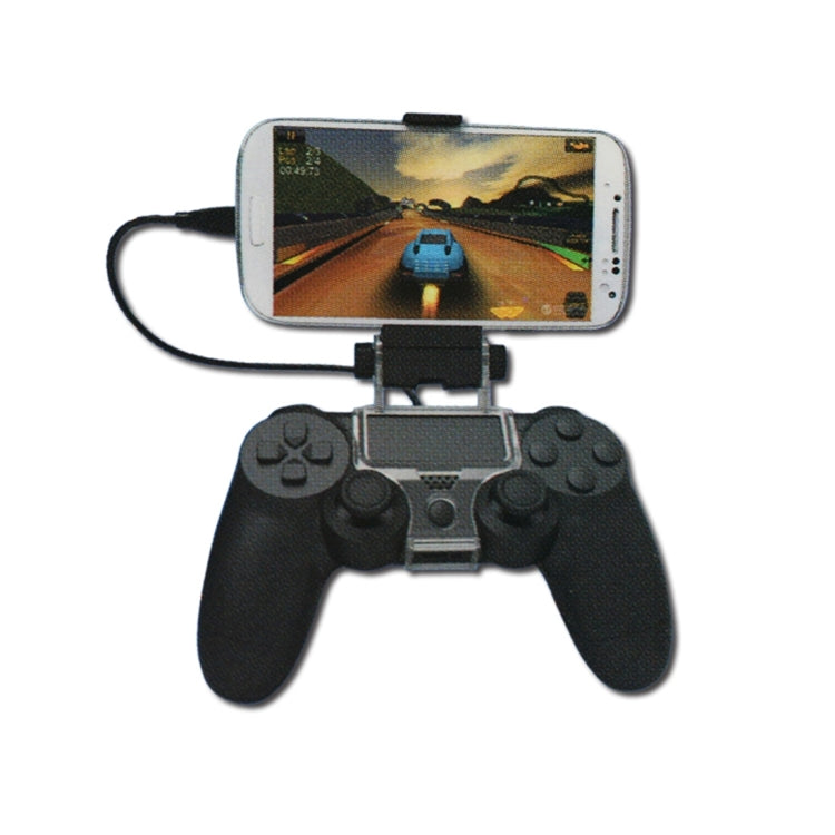 DOBE TP4-016 Support de pince pour smartphone OTG pour contrôleur de jeu Sony PS4 adapté aux téléphones jusqu'à 6 pouces