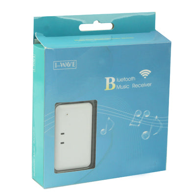 Mini récepteur de musique Bluetooth pour iPhone 4 &amp; 4S / 3GS / 3G / iPad 3 / iPad 2 / Autres téléphones Bluetooth et PC Taille : 60 x 36 x 15 mm (Blanc)
