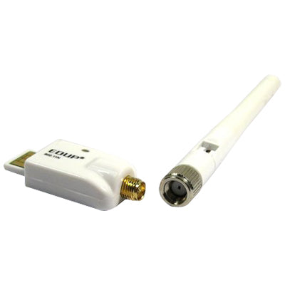 Mini Tarjeta adaptadora USB Inalámbrica de alta Power 802.11N 150M (blanca)