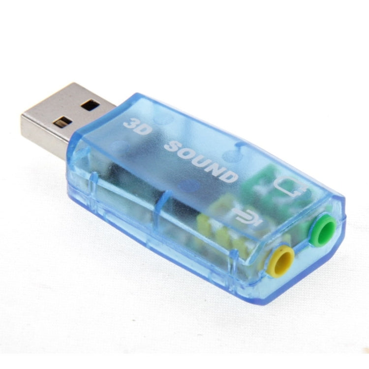 Adaptateur de carte son externe mono canal USB DSP 5.1 (livraison aléatoire de couleur)