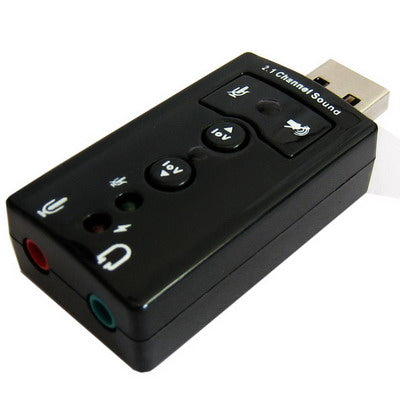 2.1 Channel USB Sound Adapter (Black)
