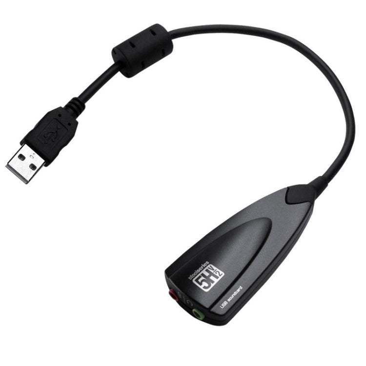 Steel Series 5H V2 Adaptateur audio USB 7.1 canaux Carte son externe (Noir)