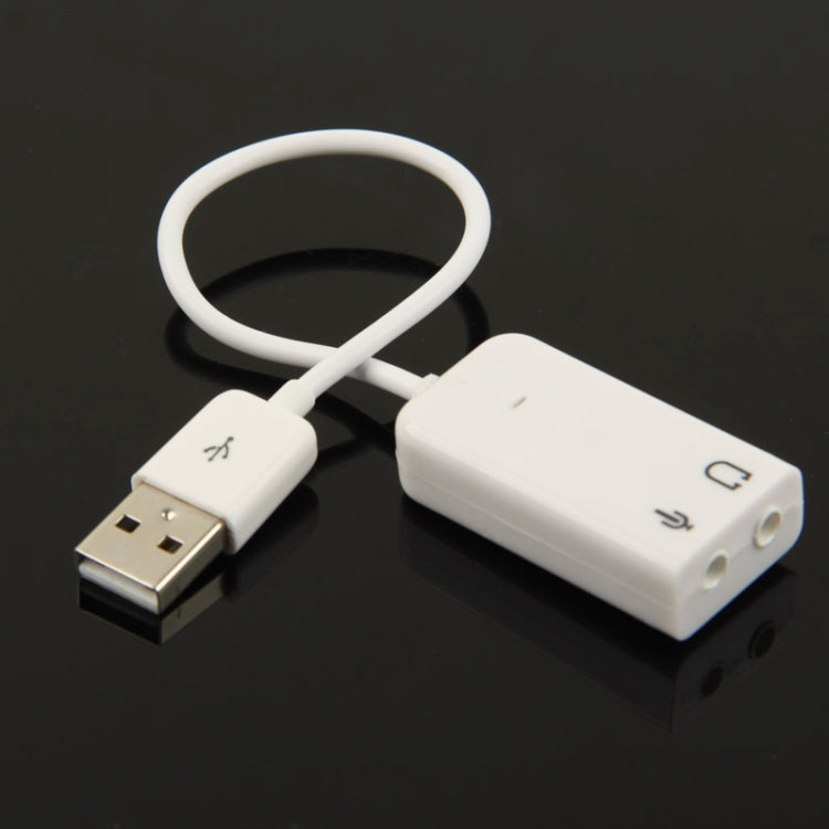 7.1 Channel USB Sound Adapter (White)