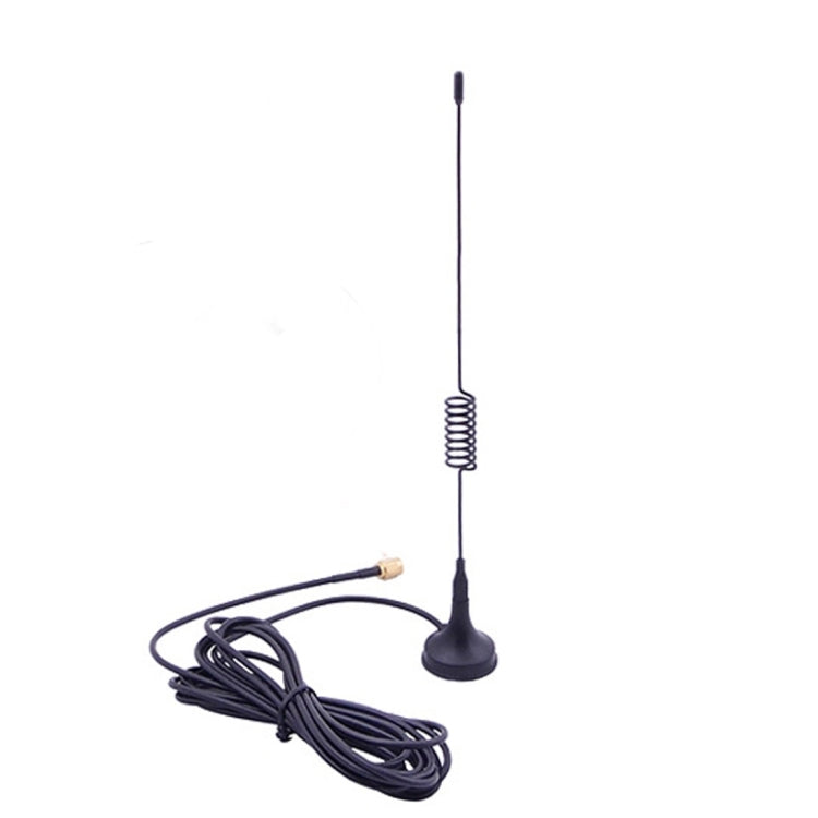 Antena GSM con ventosa SMA 900 / 1800MHz longitud del Cable: 3 m (Negro)