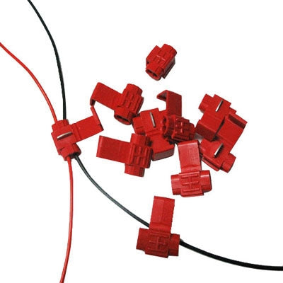 100 Pieces Cable Clip Fits Line Diameter: 0.3-0.7mm (Red)