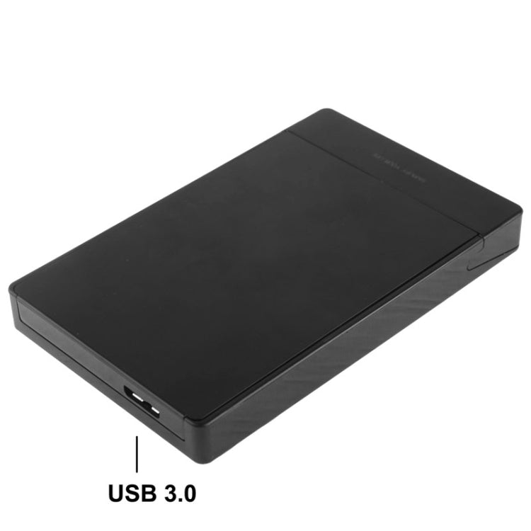 Carcasa externa SATA HDD / SSD de 2.5 pulgadas sin Herramientas interfaz USB 3.0 (Negro)