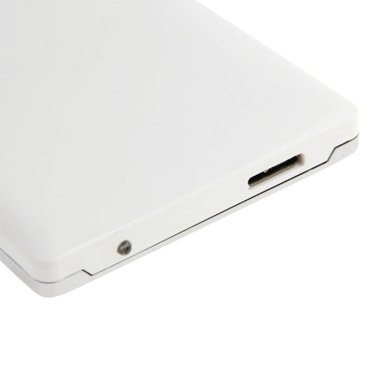 Estuche externo HDD SATA e IDE de alta velocidad de 2.5 pulgadas compatible con USB 3.0 (Blanco)