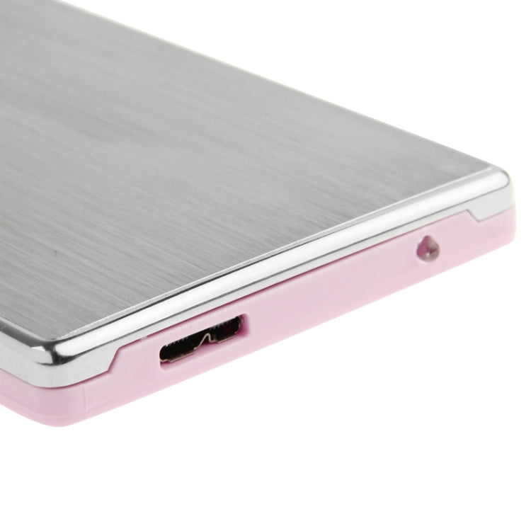 Estuche externo HDD SATA e IDE de alta velocidad de 2.5 pulgadas compatible con USB 3.0 (Rosa)