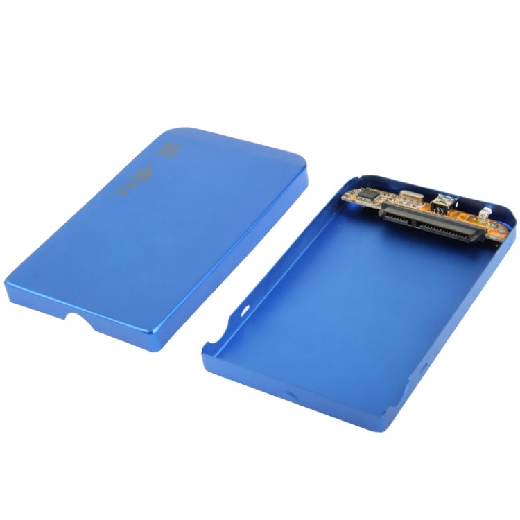 2.5 Inch External SATA HDD Enclosure Size: 126mm x 75mm x 13mm (Blue)