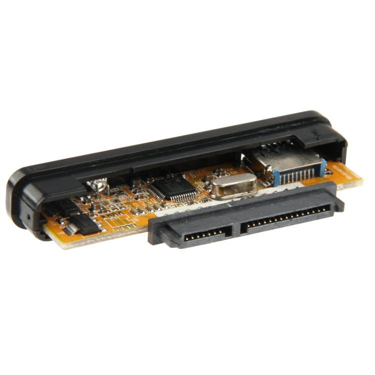 Boîtier de disque dur externe SATA haute vitesse de 2,5 pouces prenant en charge USB 3.0 (noir)