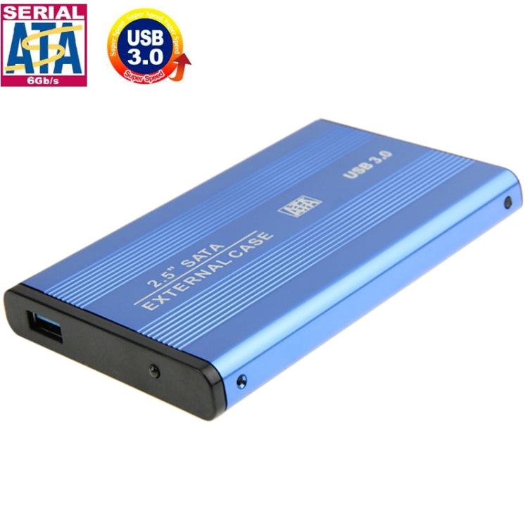 2.5 Inch High Speed ​​SATA HDD External Enclosure Support USB 3.0 (Blue)