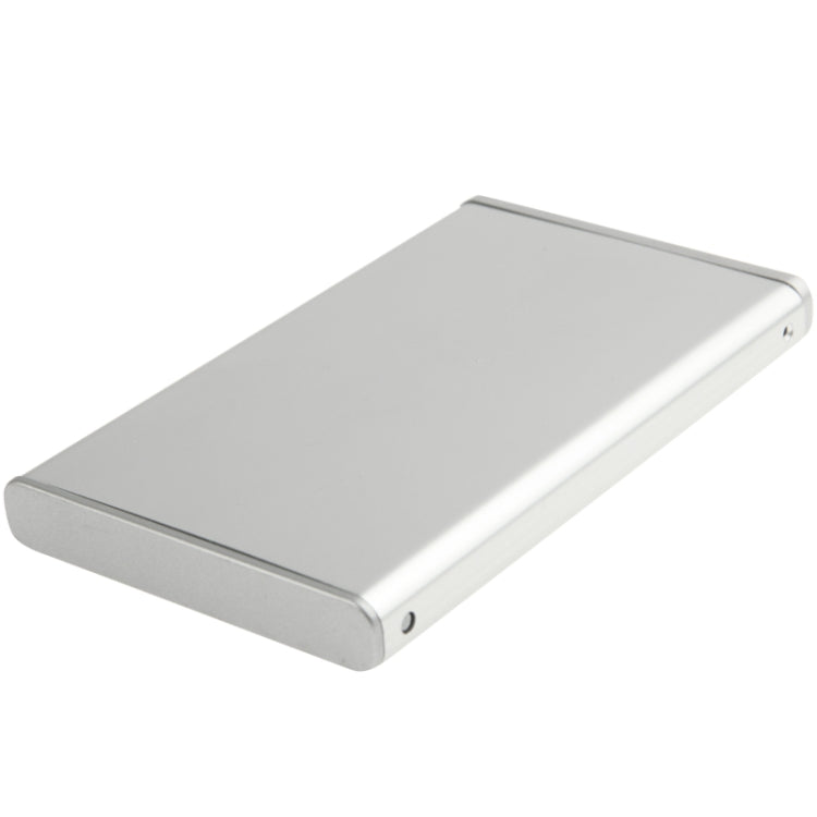 Carcasa externa SATA HDD de alta velocidad de 2.5 pulgadas compatible con USB 3.0 (Plateado)