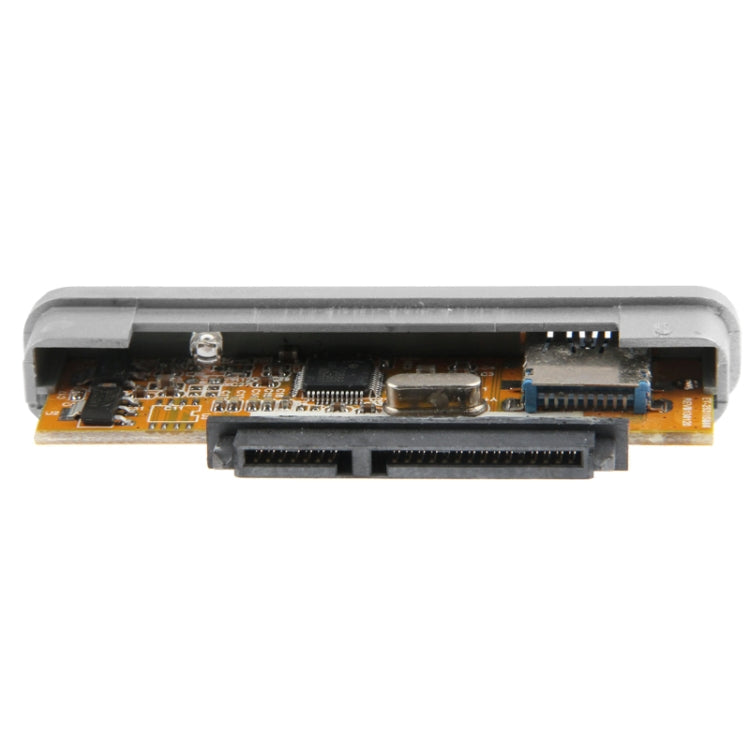 Carcasa externa SATA HDD de alta velocidad de 2.5 pulgadas compatible con USB 3.0 (Plateado)
