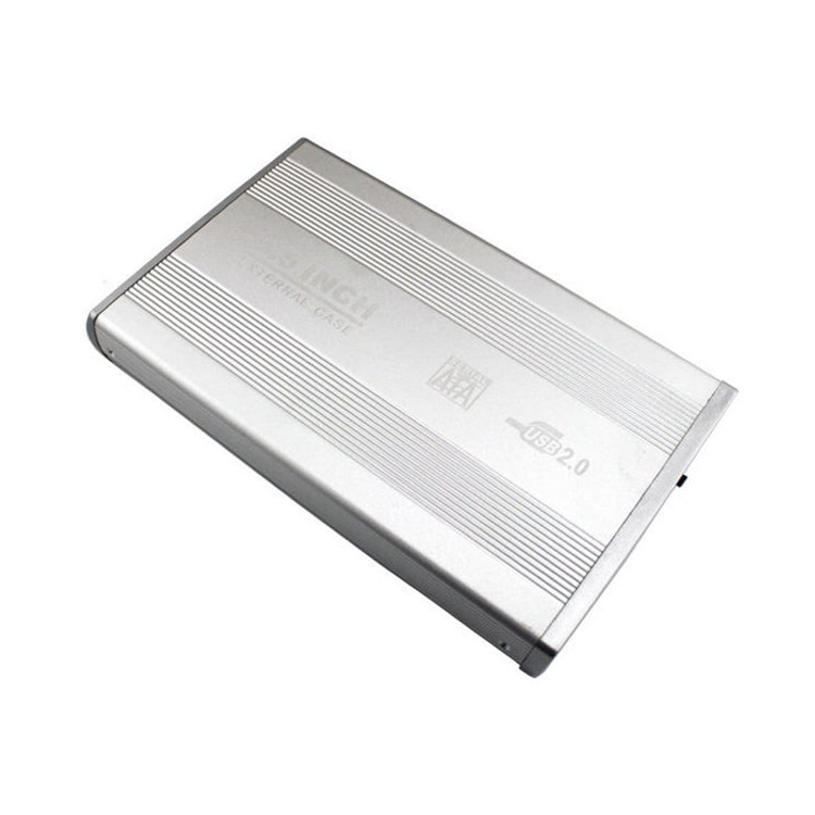 Estuche externo HDD SATA de 3.5 pulgadas compatible con USB 2.0 (Plateado)