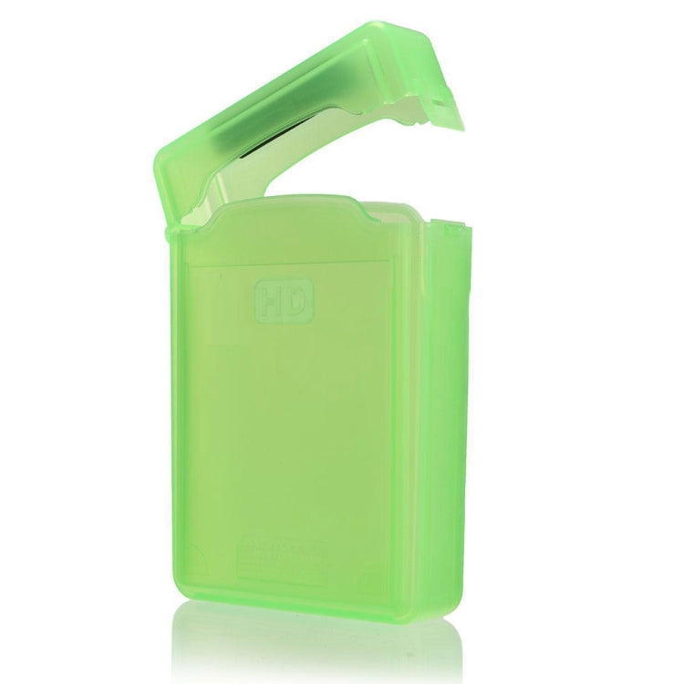 3.5 Inch Hard Drive HDD SATA IDE Plastic Storage Box Enclosure Box (Green)