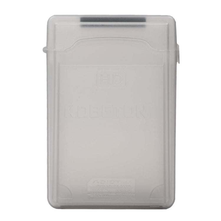 Boîte de rangement en plastique pour disque dur HDD SATA IDE de 3,5 pouces (gris)