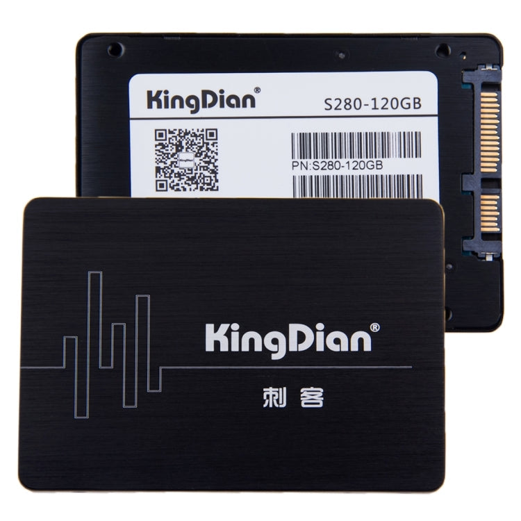 Kingdian S280 120GB 2.5 pulgadas Unidad de estado sólido / Disco Duro SATA III Para computadora de escritorio / Portátil