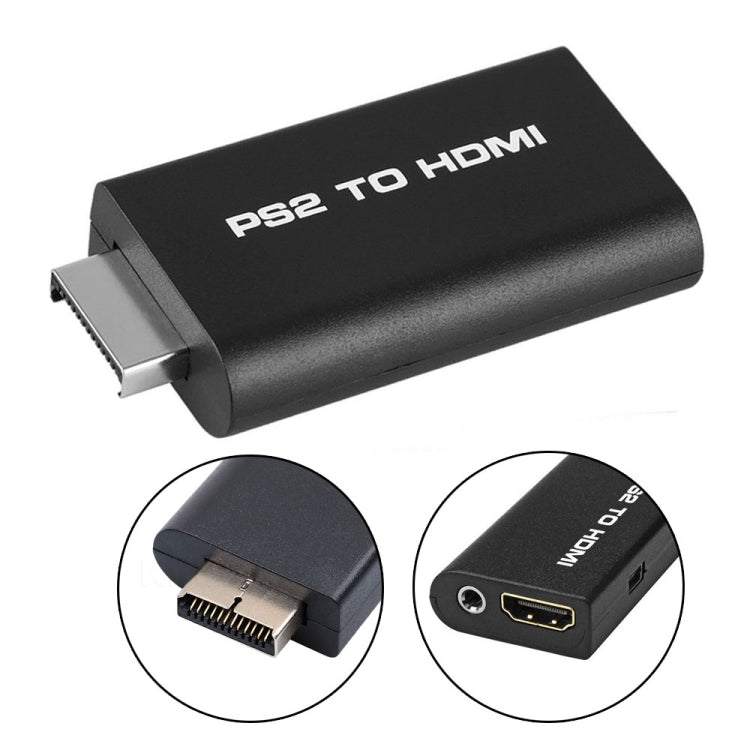 Adaptateur de convertisseur audio vidéo numérique Mini PS2 vers HDMI B