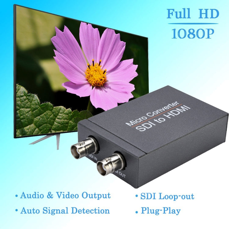 NK-M008 Convertisseur 3G/SDI vers HDMI Full HD (Noir)