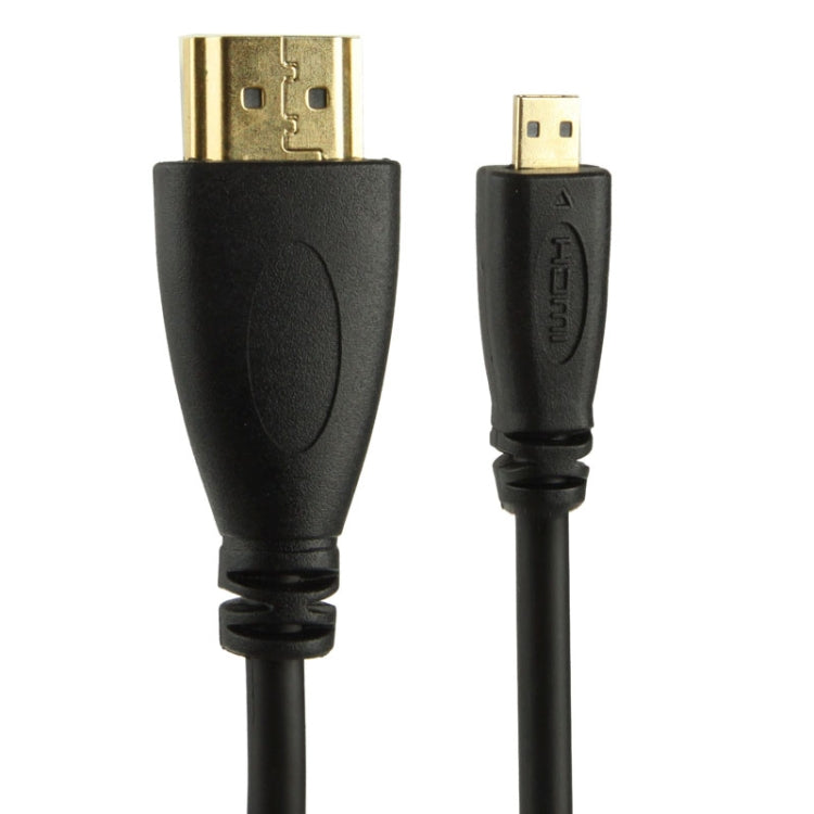 Version 1.4 Micro HDMI Male to HDMI Male Gold Plated Coiled Cable Support 3D/Ethernet length: 60cm (can be extended up to 2m)