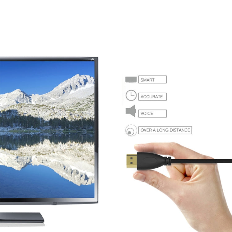 1.4 Vergoldete Version Mini-HDMI-Stecker auf HDMI-Stecker Spiralkabel-Unterstützung 3D/Ethernet-Länge: 0,6 m bis 2 m